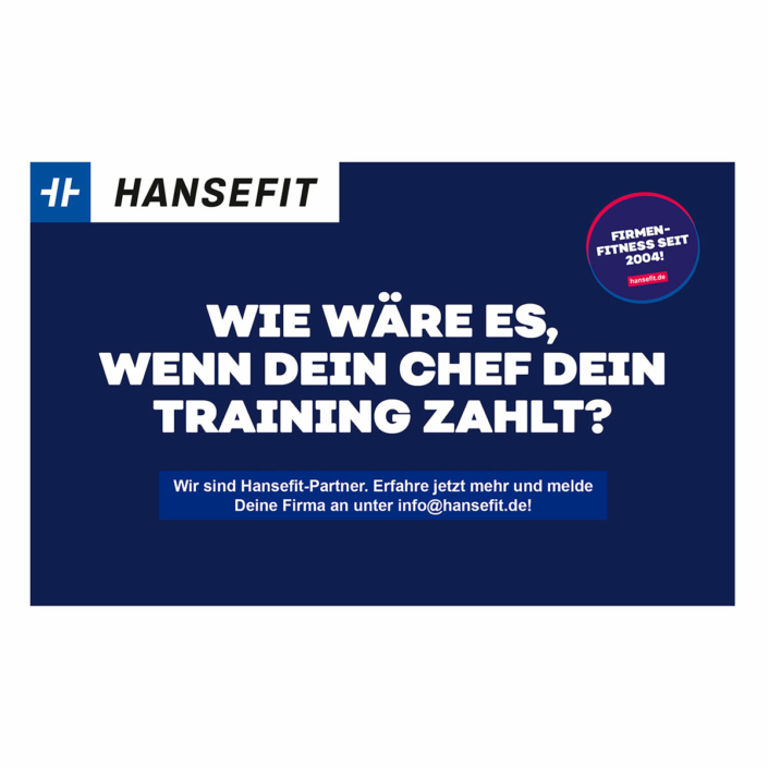 Werbung von Hansefit
